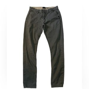 Gray Quiksliver Everyday Union Chinos, straight leg fit